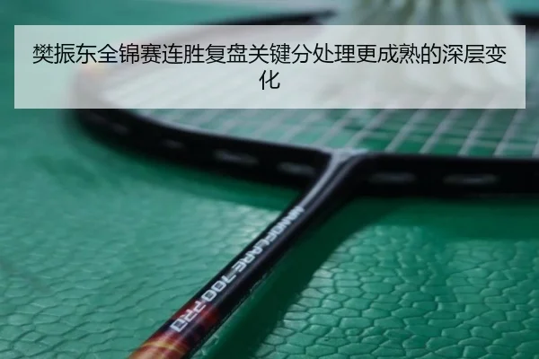樊振东全锦赛连胜复盘关键分处理更成熟的深层变化